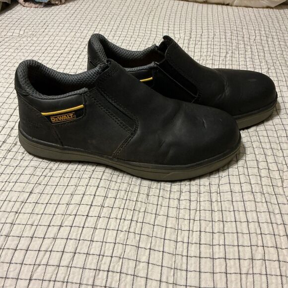 DEWALT Men's Work Steel Toe Shoes Black Work Safety Shoes Size 7 - Picture 2 of 11